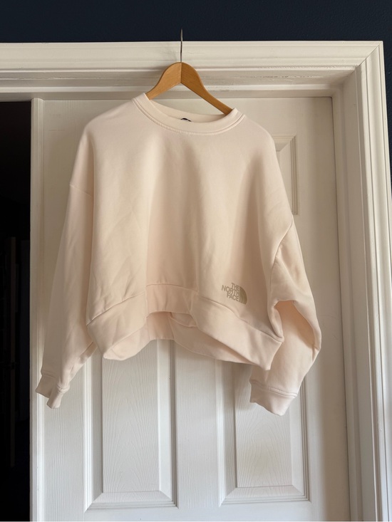 The North Face Tops - The North Face Women's Light Cream Cropped Sweatshirt
